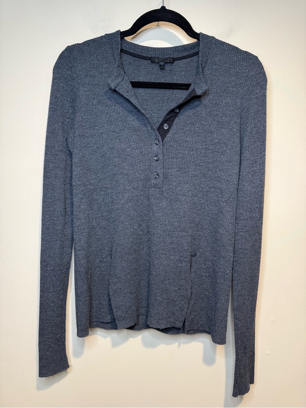 The Range Stark Waffle Knit Henley